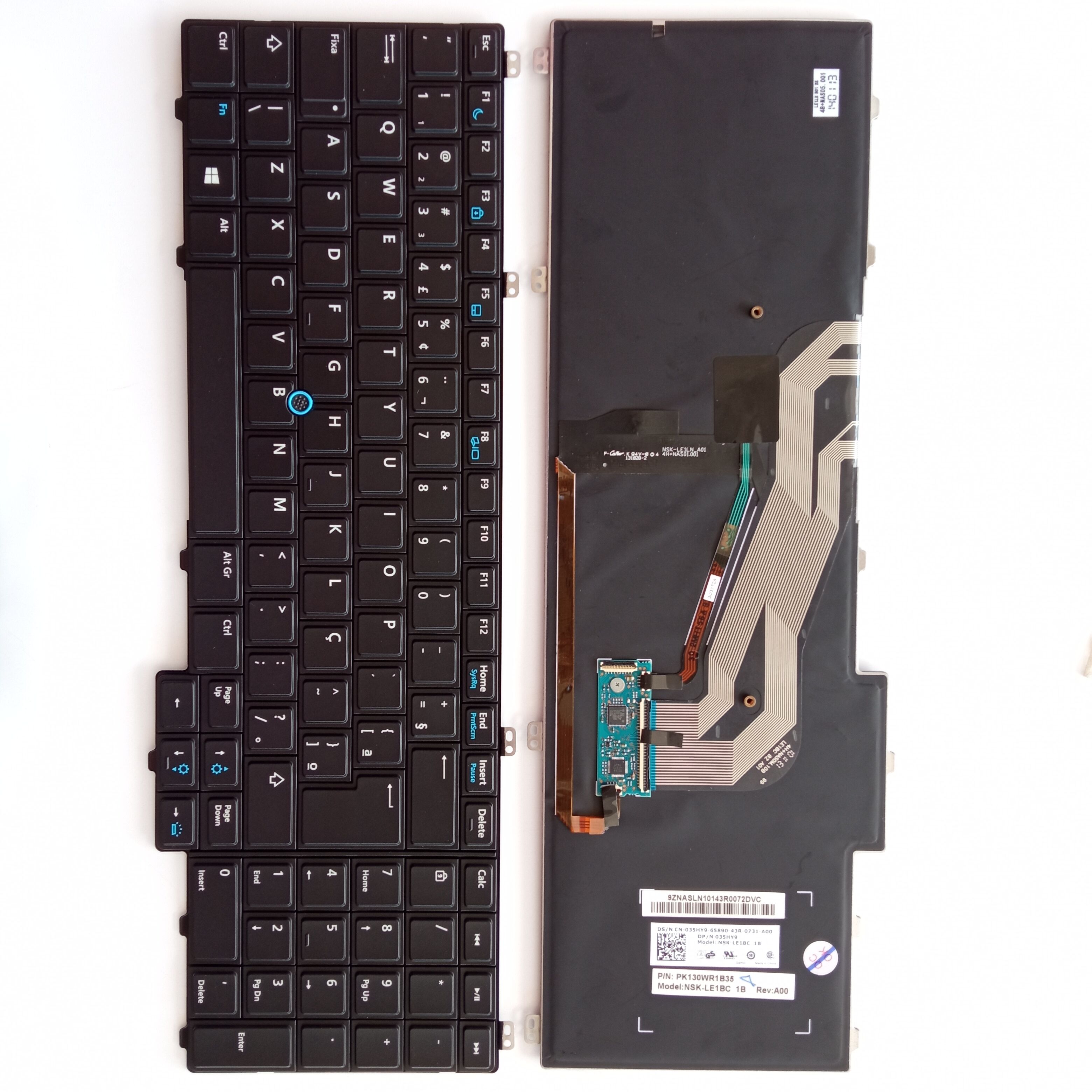 Picture of New Replacement Laptop Keyboard For DELL E5540 BLACK With Point Backlit BR Layout